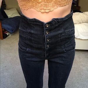 VINTAGE Guess black high waist jeans